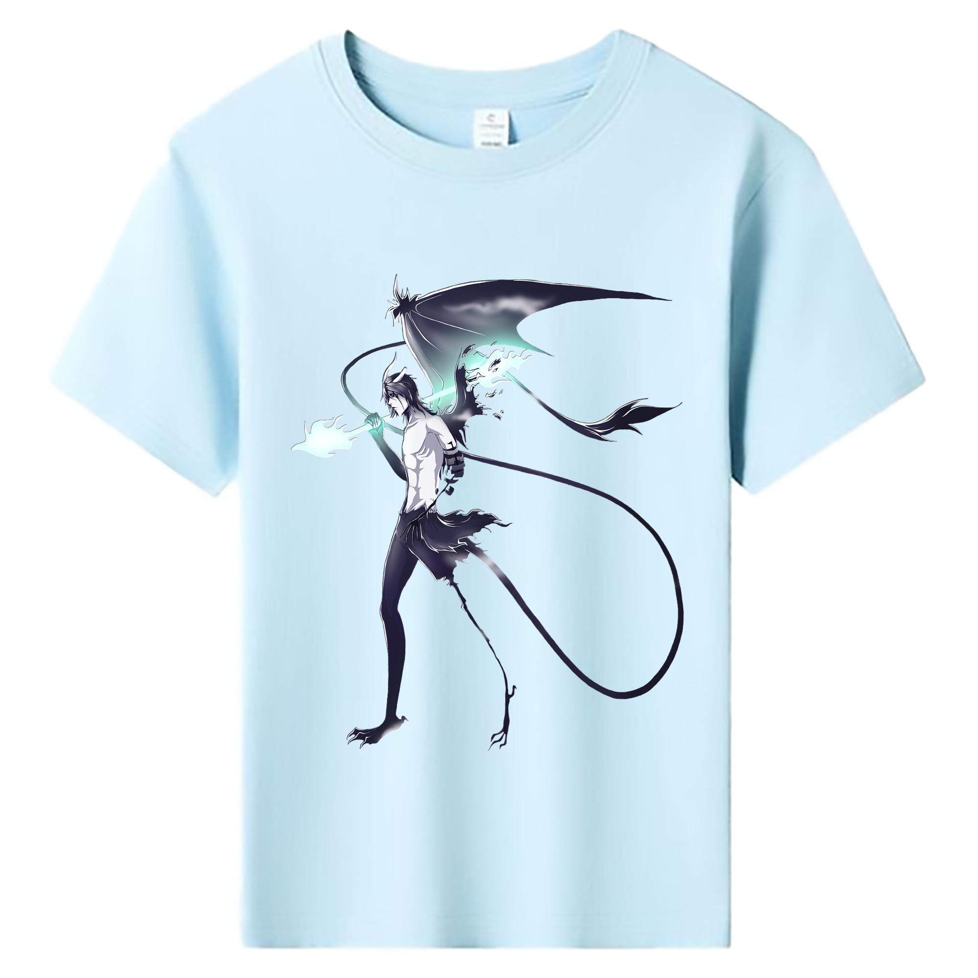 （画像用） ブリーチ ウルキオラ·シファー BLEACH Ulquiorra cifer 綿100％キッズTシャツ（フロントプリント）